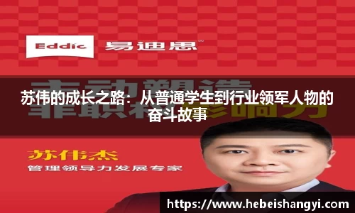 苏伟的成长之路：从普通学生到行业领军人物的奋斗故事